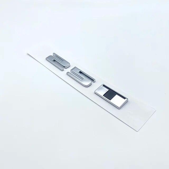 3D ABS Glossy Black Silver Letters 25T 28T 40T AWD Emblem for Cadillac CT4 CT5 CT6 Car Fender Trunk Rear  Logo Sticker
