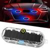 1/2pcs Mini Car Solar Warning Lights Night Security Anti-Theft Lamp Strobe Wireless Lamp Signal LED Warning Caution W0M4