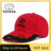 Hot For Toyota Embroidery Logo Adjustable Baseball Caps Outdoor Casual Hats Sunscreen Hat For Toyota Corolla Camry Yaris Chr Aur