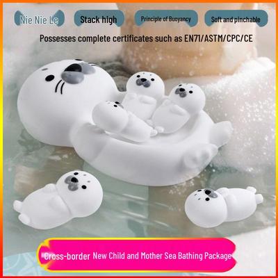 Children's Floating Seal Bath Toy for Infants and Toddlers