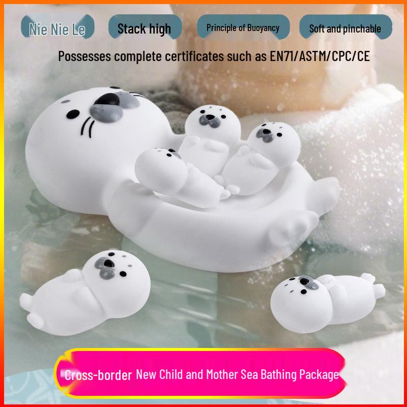 Children's Floating Seal Bath Toy for Infants and Toddlers