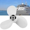 7 1/4 5‑A 3 Aluminum Propeller Aluminum 3 Blades Propeller for Hangkai 3.5HP Boat Outboard Motor