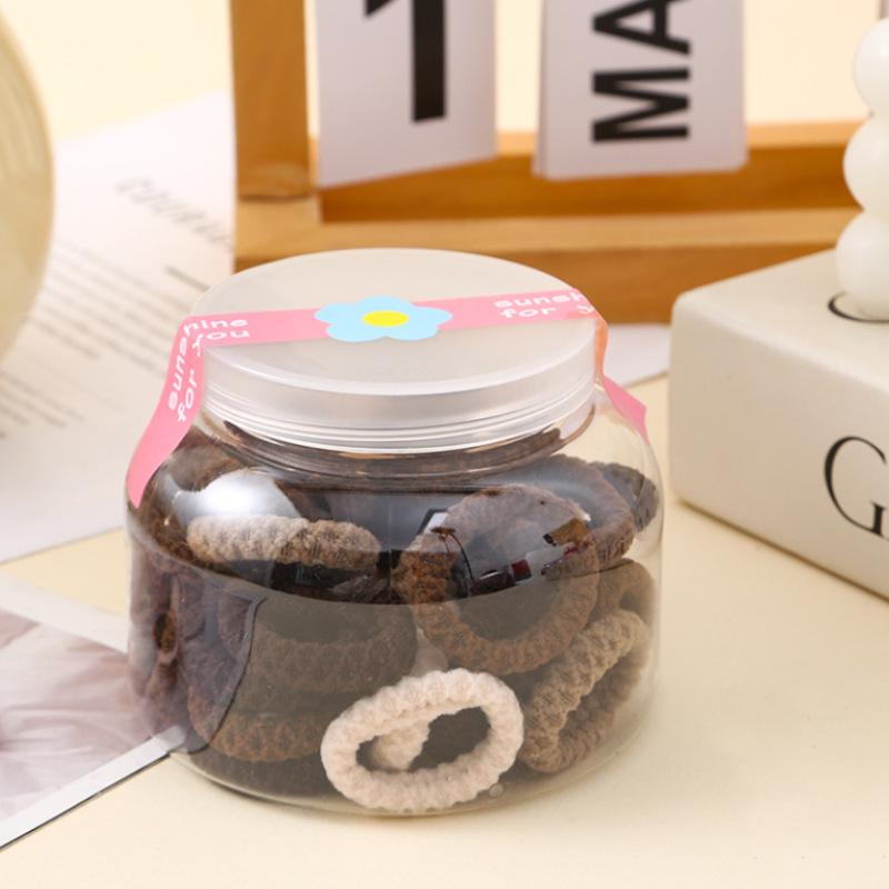 Cute Candy Color Hair Ties for Girls - Non-Damaging Rubber Bands & Towel Rings