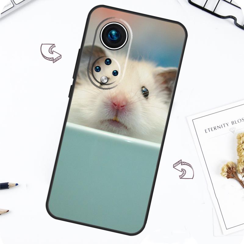 Cute Lovely Pet Hamster Case For Honor Magic 7 5 6 Lite Honor 200 Pro X8b X9a X8a X8 X9 X9c X9b 50 70 90 Lite Cover