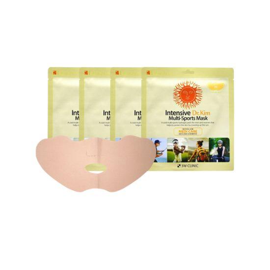 3W Clinic Intensive Dr. Kim Multi Sports Mask Pack Soothing & Revitalizing Care 2 Boxes (4 Sheets Each)