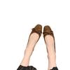 Shoes Classic round head bow rhinestone shallow mouth exquisite pearl ballet shoes