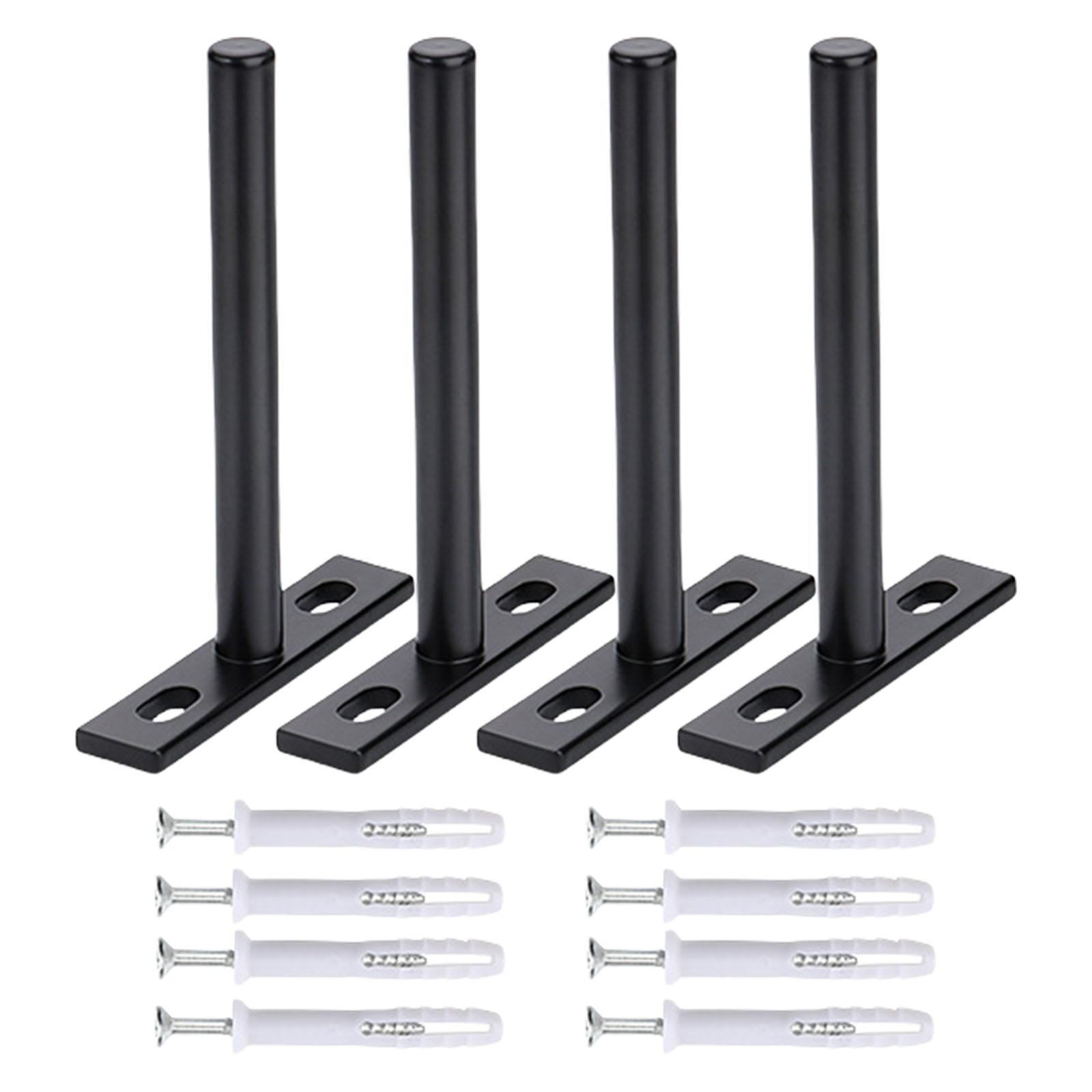 

4/6/8 шт. Сверхпрочные скрытые кронштейны для полок Набор скрытых опор для плавающих полок для настенного хранения и демонстрации 4