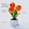 Rechargeable LED Tulip Night Light: Indoor Simulated Bouquet for a Warm Bedside Atmosphere