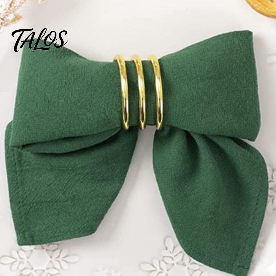 Premium Quality Cloth Napkins Solid Color Napkin, Elegant Reusable Fabric Washable Farmhouse Napkin for Wedding Baby Shower Dining Table Decor Cotton