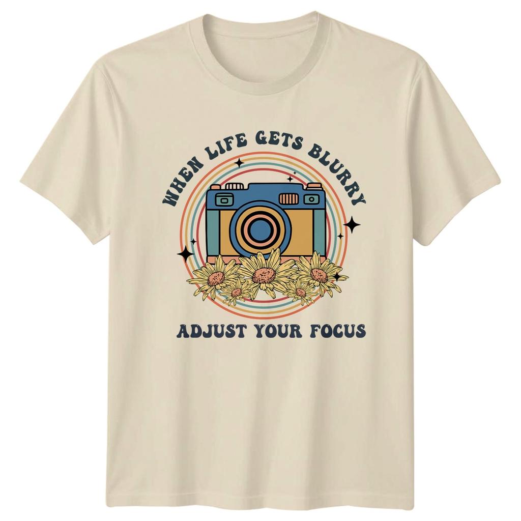 When Life Gets Blurry Adjust TShirt Retro Gift For Him And Her