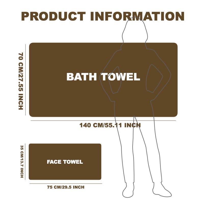 International Waffle Weave Bath Towel Set - Absorbent, Quick-Drying, Lint-Free Towels