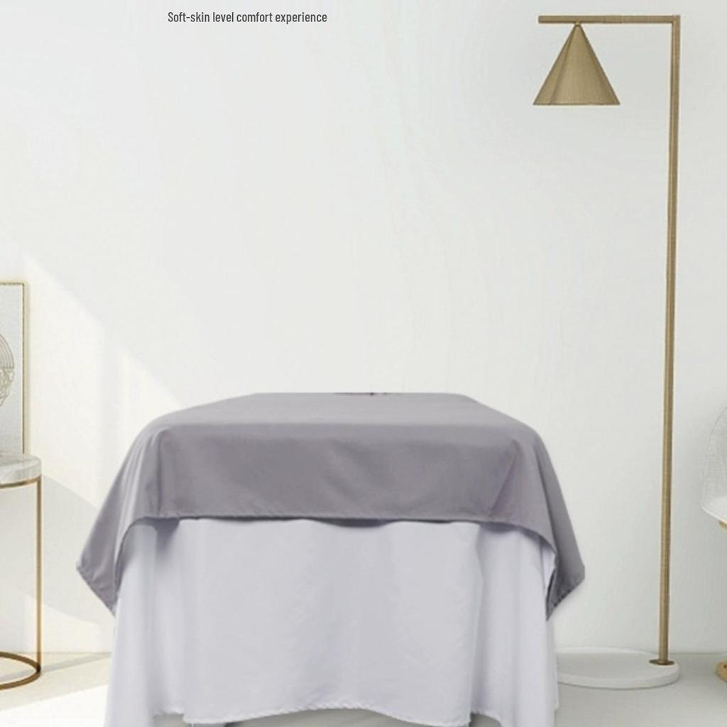 Orange Soft Cotton Salon Bed Sheets - Simple Solid Color Massage Table Cover