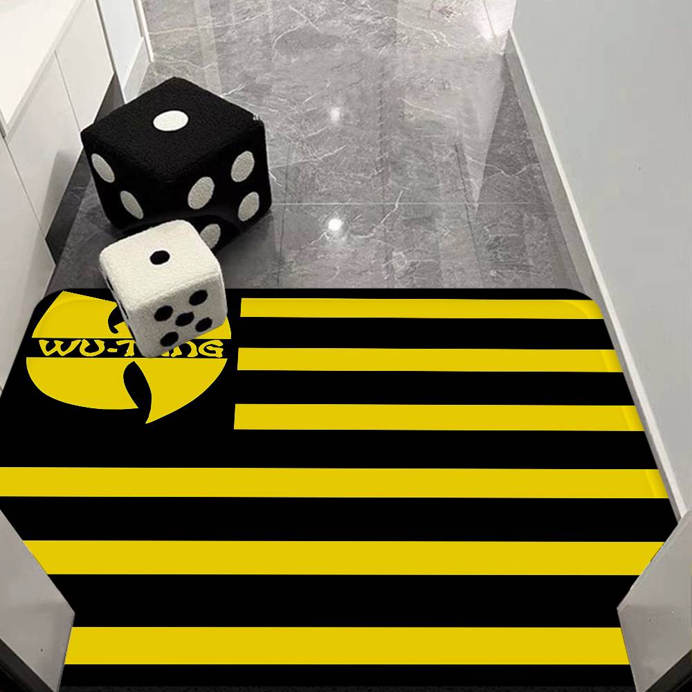 WU-T-TANG CLAN Tappetino da Pavimento Retrò Scelta Multipla Tappeto per Soggiorno Cucina Antiscivolo Decorazione Moderna per la Casa