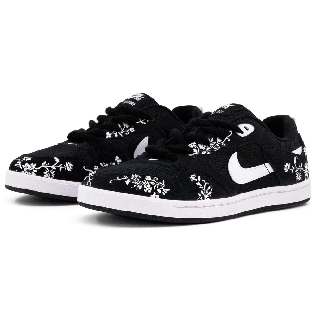 Nike SB Alleyoop Slip Resistant Abrasion Resistant Low Top Skateboard Shoes Unisex Black White CJ0882-001(Team-)-Random Packaging Bags