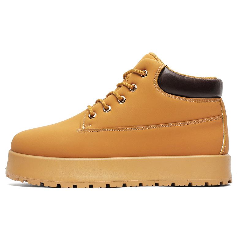 

Обувь мужская новая первая PDF силуэт ветра толстая подошва супер увеличение роста OOTD уличный тренд толстые ботинки Мартина 39 хаки