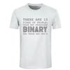 Binary Joke Tshirt There Are 10 Kinds of People Tee Programmer Humor Shirt Geek Culture Gift Funny Coding Cotton Top