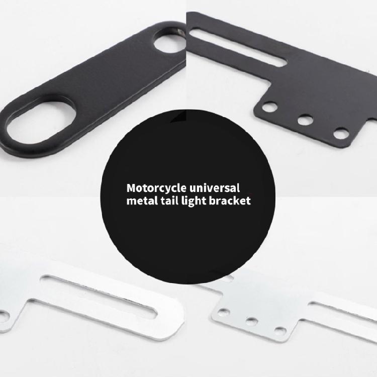 Robuste Metall-Motorrad-Rücklicht-Halterung Kennzeichenhalter mit Rücklicht-Halter Halter Zubehör für Fahrer