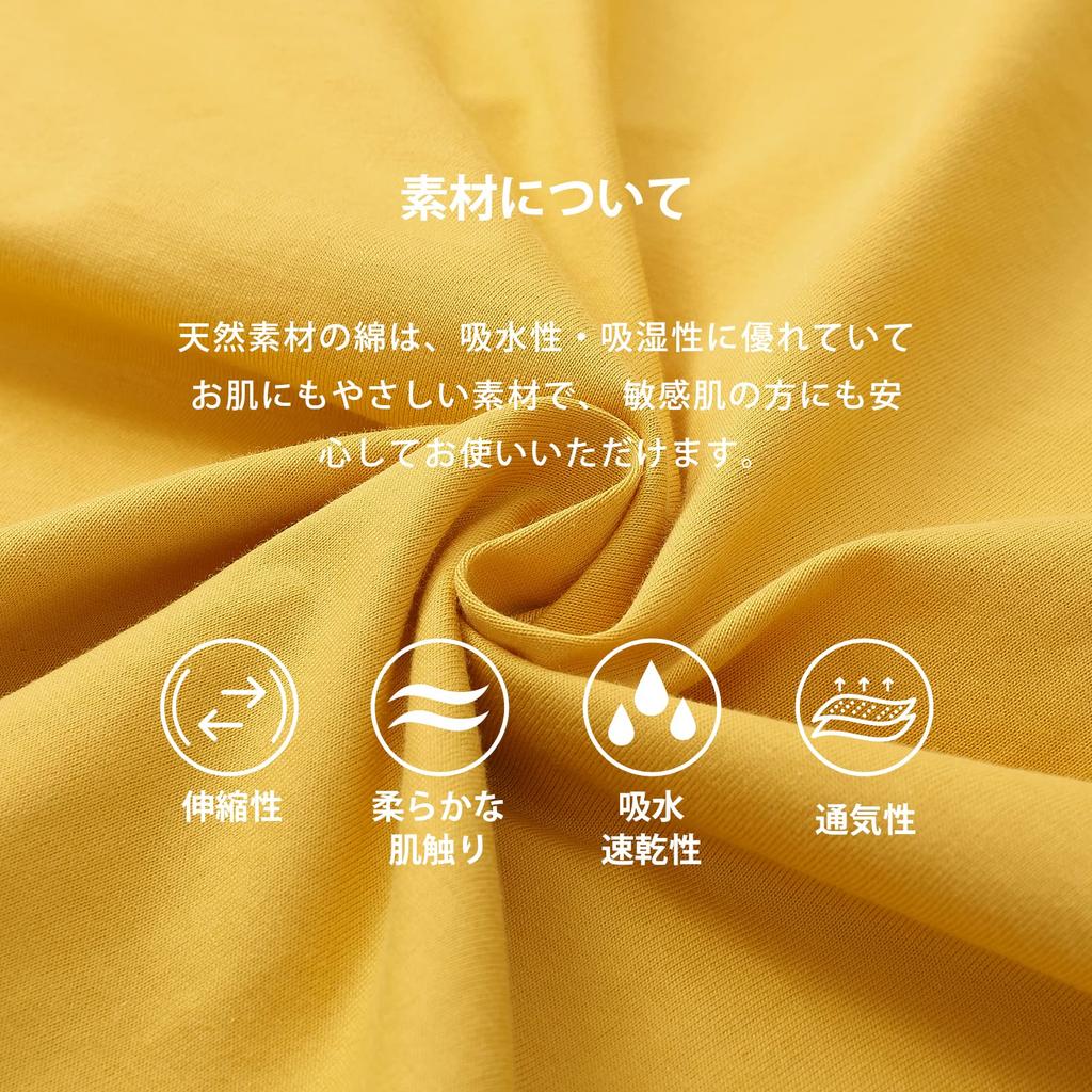 HACAI Cotton Short Summer and Gentle On the Skin Women's 100% Pajamas, Loungewear, Sleeves, Set, Moisture-Wicking, Quick-Drying,