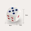 PU Stress Relief Toy 6-Sided Dice Sensory Fidget Toy Kawaii Novelty Squeeze Toy  for Collection