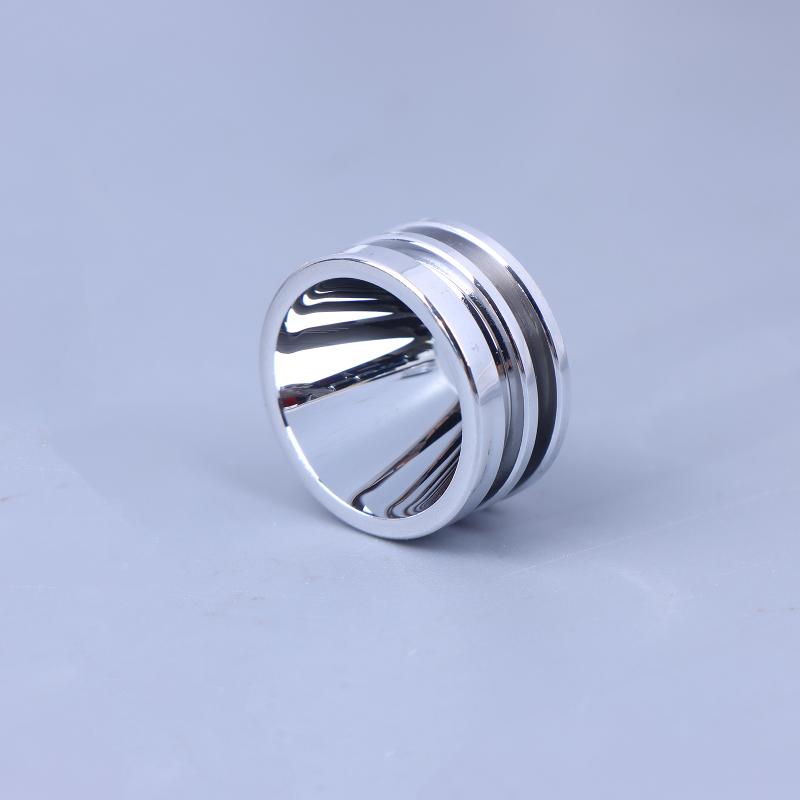 1 Pcs S5 20Mm Smooth Reflector Flashlight Reflective Cup Reflector Bow Smooth Orange Peel Led Hole 7Mm