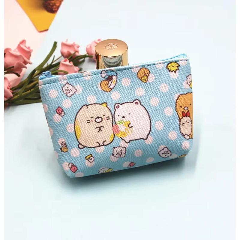 Kids Cute Creative PU Coin Purse Earphones Key Storage Bag Children's Coin Pouch Mini Wallet Cute Purse Cute Wallet
