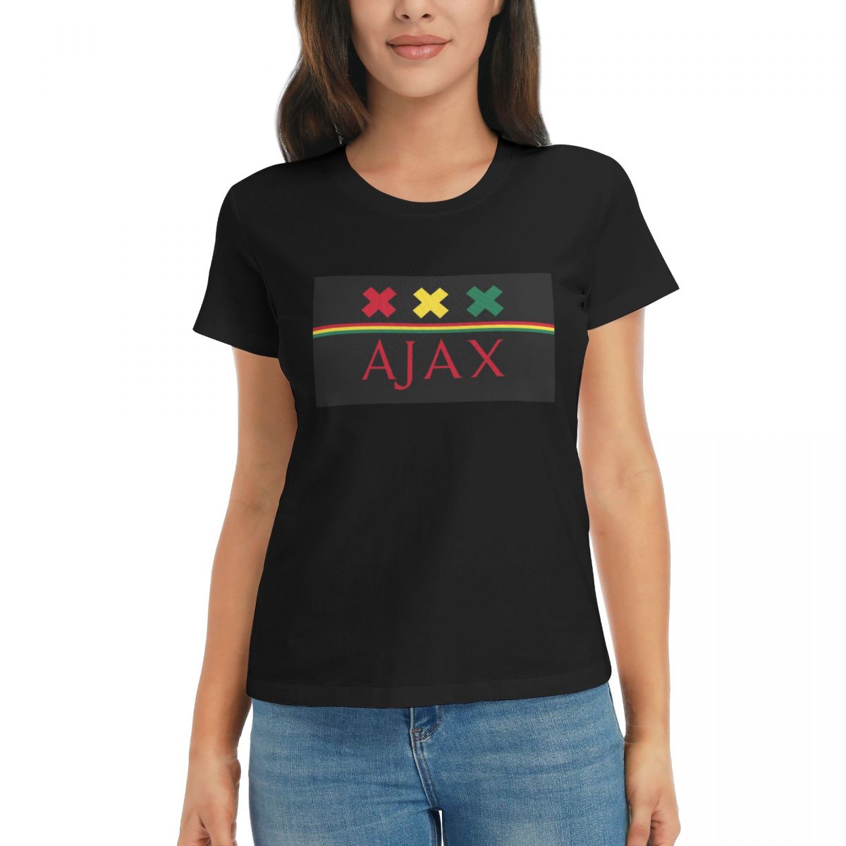 

Women TShirt Ajax Bob Marley10 Summer Short Sleeve Tees ONeck Cotton T Shirts Clothes Tops Streetwear 2XL