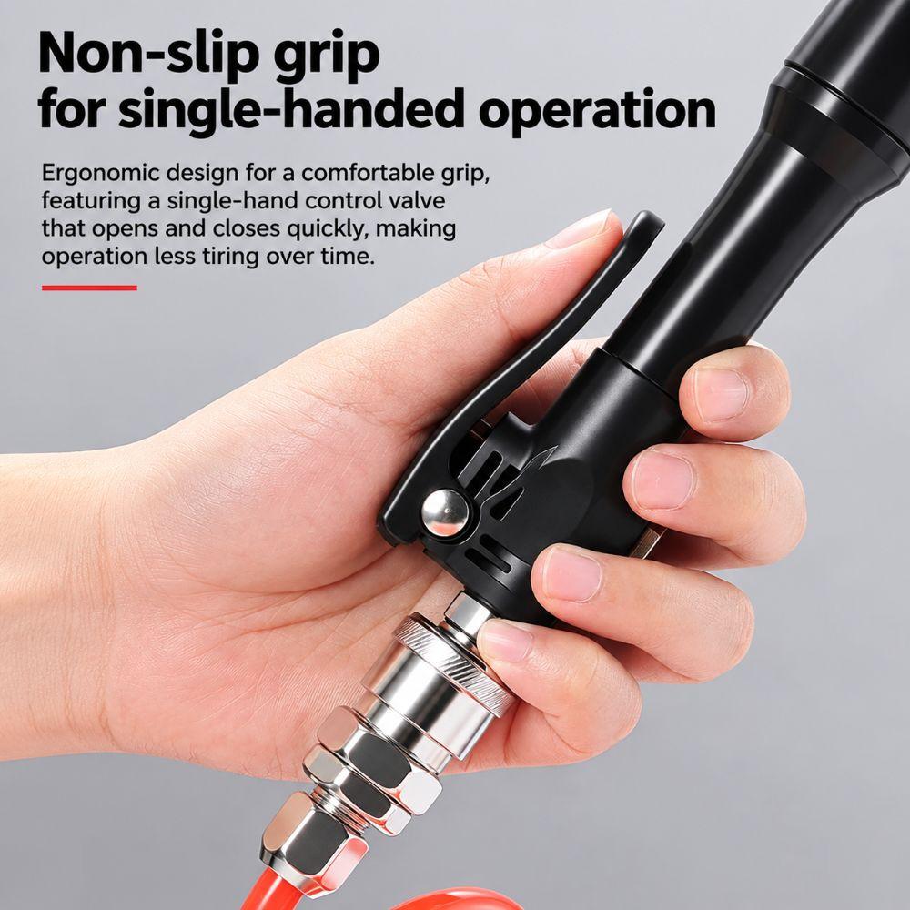 Front Exhaust Air Blow Aluminum Alloy Trumpet Nozzle Air New Dust Blower Industrial Dust Removal