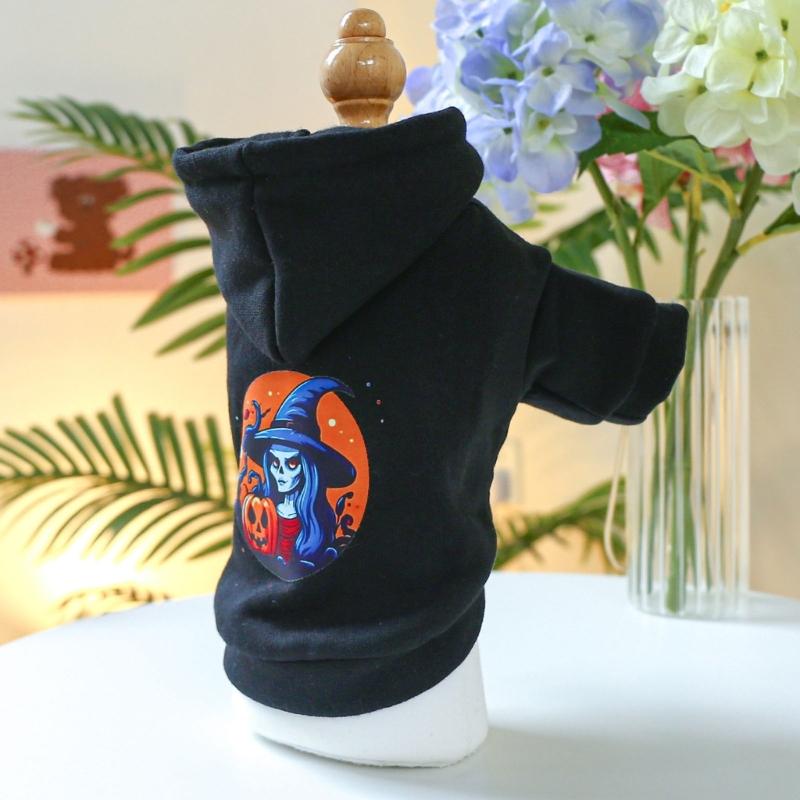 Cat Halloween Costume Hooded Shirt Dog Clothes Photo Props Costume Pet Sweater
