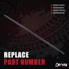 Door Tailgate Glass Belt Molding Weather Strip Compatible With Toyota Vehicle 4Runner 2009- Replace# 68292-35041 6829235040