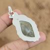 Natural Osolite Gemstone Pendant Gray 925 Sterling Silver Indian Jewelry