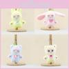 Bunny Transformative Plush Keychain Cartoon Dress Up Rabbit Toy And Keyring