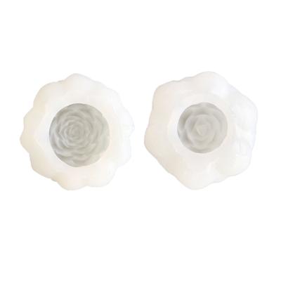 Floral Silicone Molds for Epoxy Resin Making Candle Soap Heat Resistant Easy Demolding Flower Shape Silicone Mould