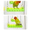 Caterpillar Bird Habitat Rack Durable Birdcage Hanging Swing Birds Climbing Ladders  Training Toy