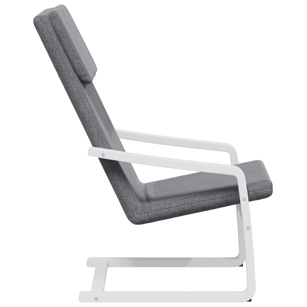 Vidaxl Recliner, Dark Gray, Upholstered In Fabric