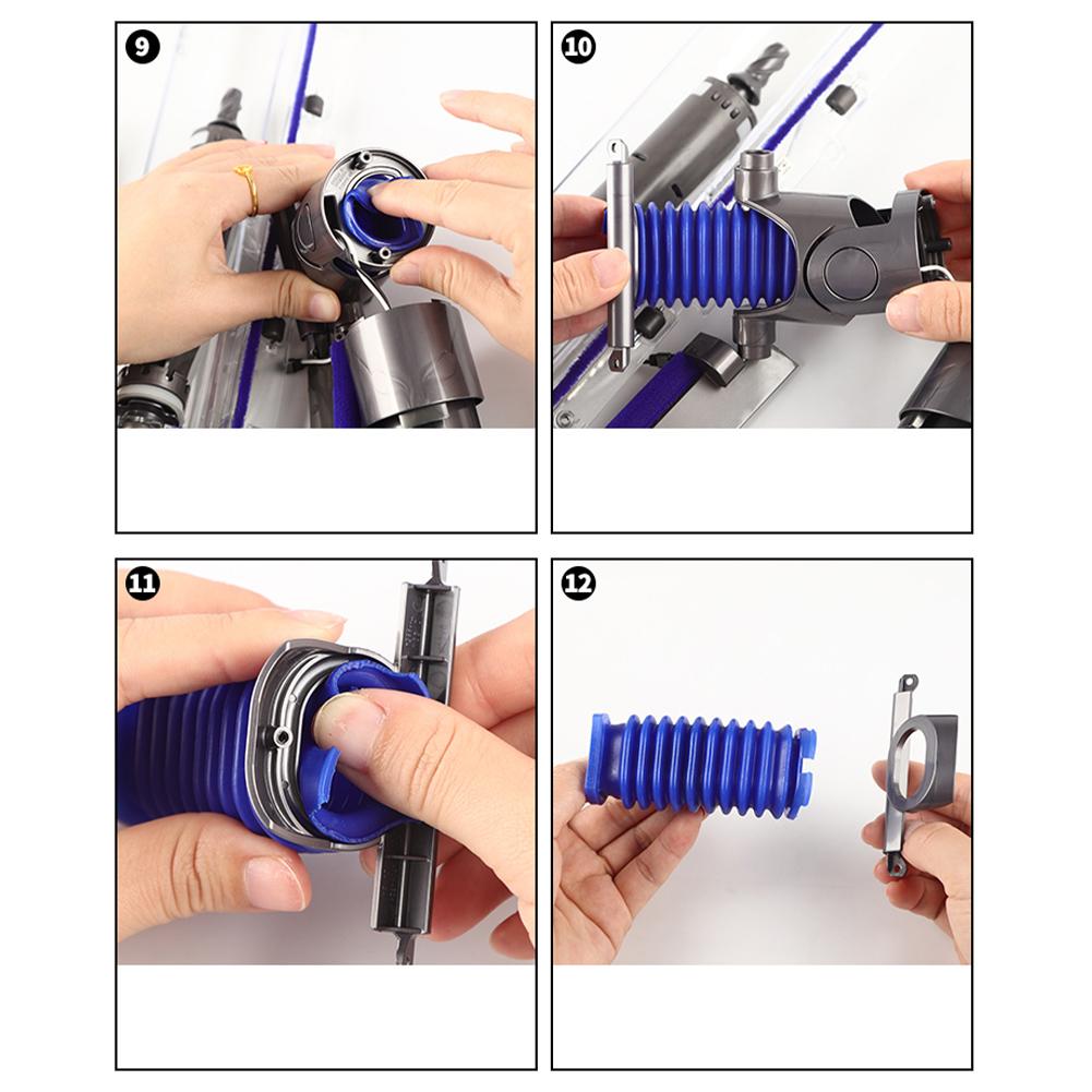 For Dyson V8 V12 Slim Soft Velvet Roller Suction Hose Replacement Parts