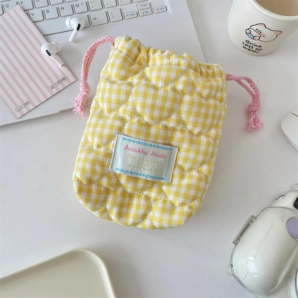 Drawstring Brush Makeup Storage Bag Women Portable Travel Portables Handbag Storage Camera Cosmetic Fall Prevention Case