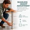 Stainless Steel Furniture Legs with Non Slip Pads Furniture Feet  Sofa Bed Support Upgrade