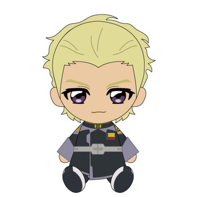 Mobile Suit Gundam SEED FREEDOM Filme Dearka Elsman Brinquedo de Pelúcia Chibi