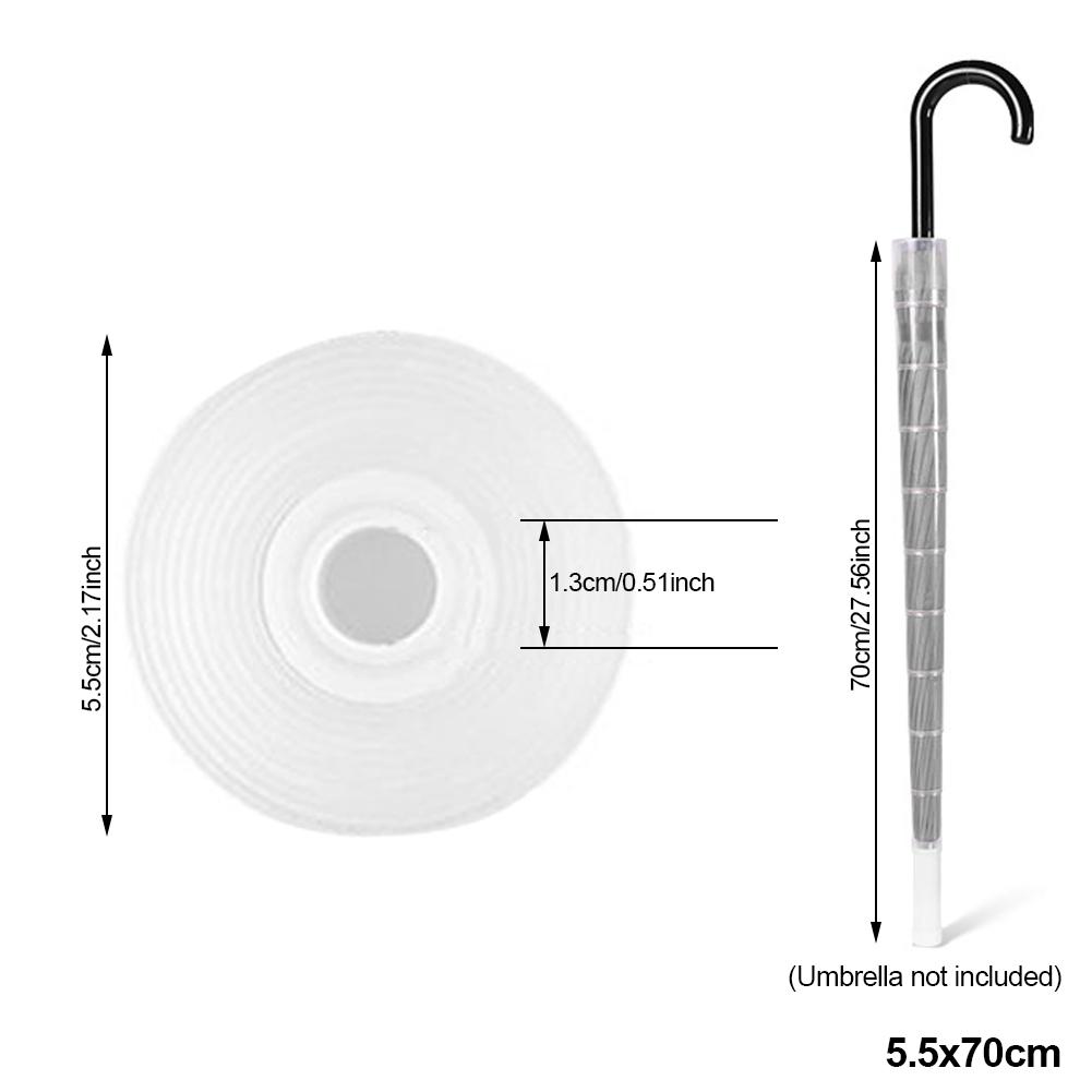 

70/80 см водонепроницаемая подставка для автомобильного зонта чехол для хранения зонта подвесная подставка для зонта прозрачный выдвижной чехол для зонта 5.5x70cm