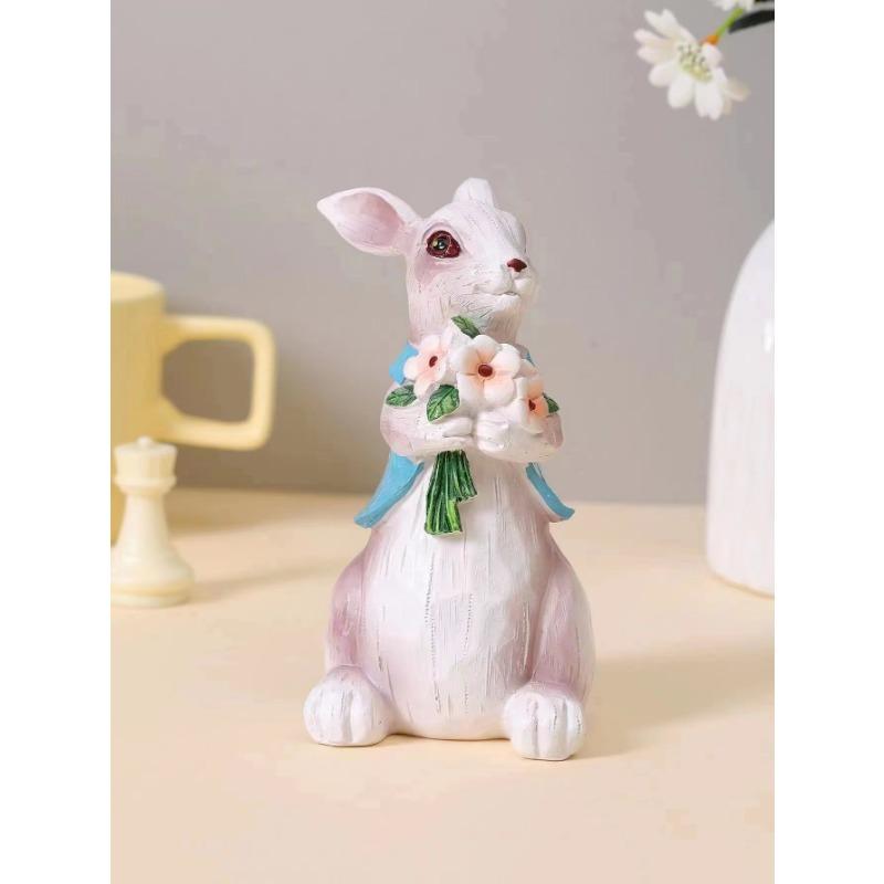 Easter Bunny Hatching Eggs Rabbit Year Decorative Items Easter Bunny Cute Decorative Items for Home Design
