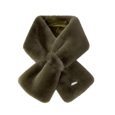 MOLLIOLLI Faux Fur Muffler [Olive]
