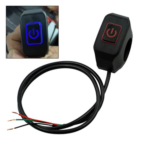 Scheinwerferschalter Plug & Play Perfekte Passform IP65 Wasserdicht LED Motorrad EIN/AUS Schalter für Motorrad