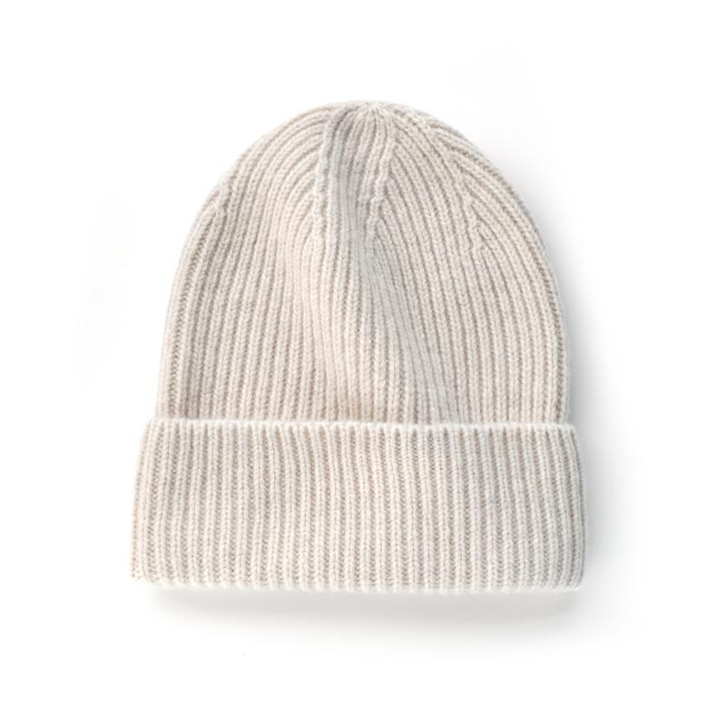Solid wool hat women men autumn winter thick warm knitted teenage wool cap men beanie Christmas gifts
