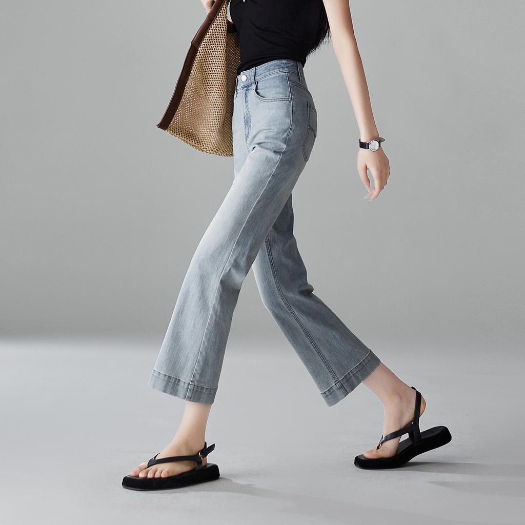 Summer Thin High-Waisted Jeans for Women