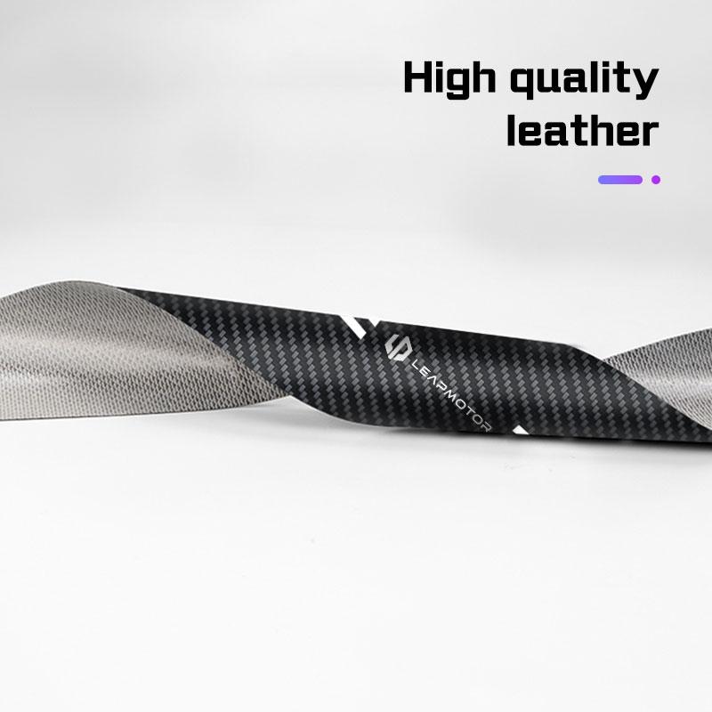 2026 For Leapmotor T03 S01 C11 C01 C10 C16 B10 All Series Car Threshold Strip Carbon Fiber Film Door Sill Stickers Accessories