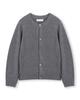Beslow Cashmere Blended Crew Neck Cardigan Gray