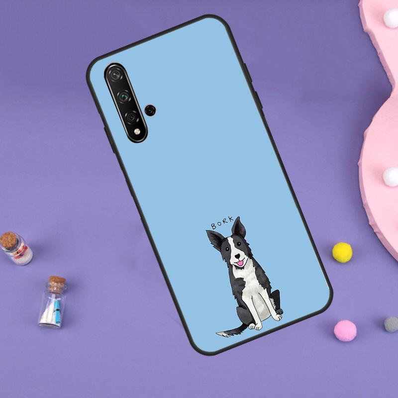Border Collie Dog For Huawei Nova Y61 Y60 Y70 Y72 Y73 Y90 Y91 9 10 SE 7i 8i 11i 12i P30 P40 Lite P60 Pro Case