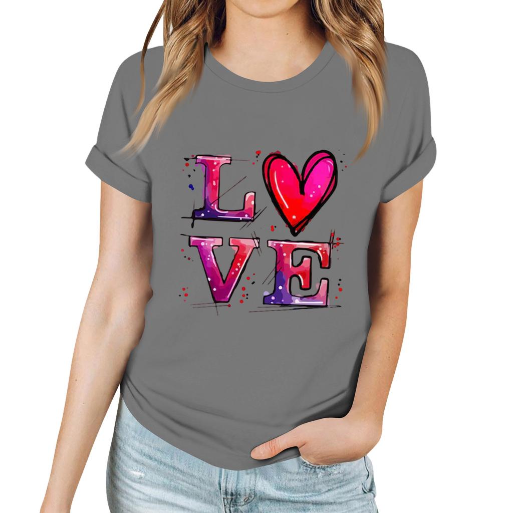 Damska casualowa koszulka z nadrukiem słoneczników, okrągły dekolt, pulower, krótki rękaw