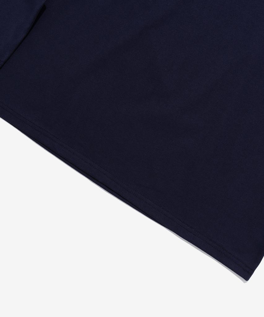 ANALOG MOOD Classic Bookstore Long Sleeve T-Shirt (Navy)
