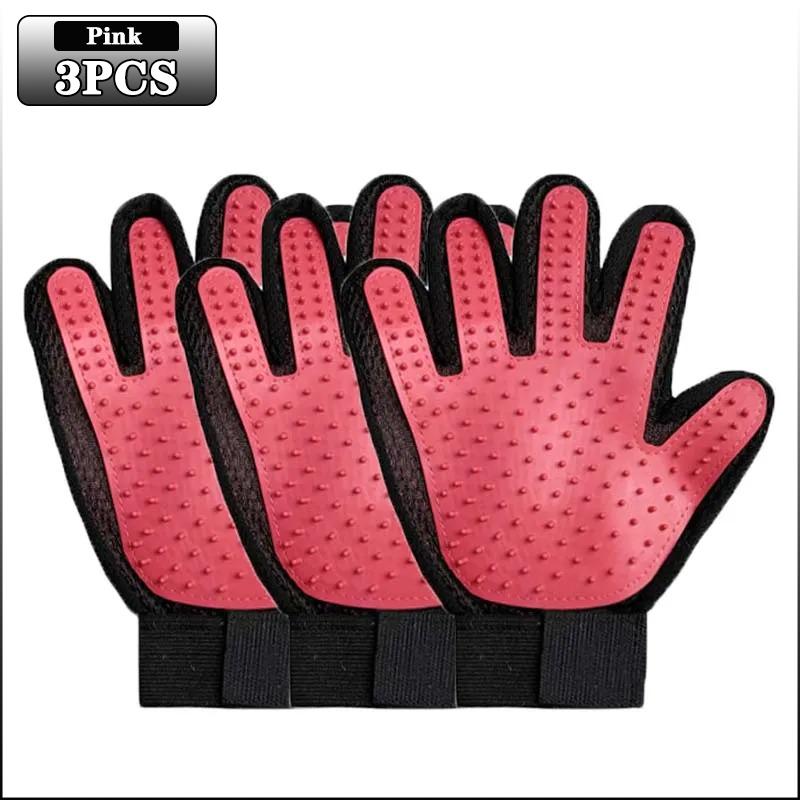 Pet Grooming Glove Gentle Efficient Pet Hair Remover Mitt Cat Accessories Pet Glove for Dogs Cats Pet Products Cat Supplies